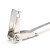 稳斯坦 W5333 (5根)棘轮式带盖扎带304不锈钢 自锁钢强力卡扣金属绑带 10*300mm