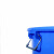 正方鼎 蓝色50L 大号加厚塑料水桶带盖圆桶储水桶大蓝桶