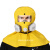 防毒面具全面罩化工喷漆农药防尘防护呼吸器全脸封闭头罩放毒帽子 黄色套装+50片过滤棉
