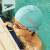 速比涛（Speedo）Entry系列 速比涛入门抗氯泳衣泳镜泳帽少年套装 蓝色/橘色儿童镀膜泳镜 ONESZ