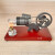 定制通用斯特林发动机发电机蒸汽机引擎物理科学科普实验益智玩具模型儿童 带灯炮的 原木色