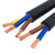 成天泰 电线电缆国标户外电源信号传输线 护套软电线家装RVV4*0.75护套线100米黑色
