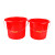 标燕 【17.5L无盖款】塑料手提水桶红色大小水桶带盖子耐摔ZTTST-1216