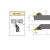 数控刀杆93度菱形尖刀仿形加工 MVJNR/L1616/2020/2525外圆车刀杆 MVJNL2525M16 (刀