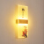 双韵唯壁灯卧室床头灯新中式客厅背景墙灯具现代简约走廊楼梯过道墙壁灯 牡丹 40x15 单色暖光