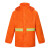 劳博士 LK035 分体双层环卫安全反光警示雨衣雨裤 清洁工路政园林户外雨衣 橘色3XL