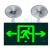 飞权 疏散标志灯 LED消防应急灯 安全出口指示灯标识牌（单面-右向）上出线 一个价