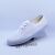透气白色无尘鞋实验室小白鞋厂工作鞋劳保布鞋工厂车间防滑女 白色 X001 39