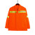 养护环卫套装反光安全服长袖路政绿化反光衣园林工人反光背心 桔红 4XL