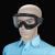 谋福（CNMF）高清防冲击护目镜 工业眼罩 劳保防护眼镜 骑行 （黑框 海绵款）582