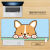 柯基鼠标垫超大号男女生可爱卡通柴犬电竞游戏电脑键盘狗狗书桌垫 CG010-B 90*40