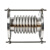 嘉橙定制适用于不锈钢补偿器304真空拉杆管dn50/100/200金属法兰式膨 DN400 法兰碳钢波纹304 正常4波