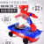 CIGAAMOY品质炫彩滑板车蜘蛛侠勇士特技蜘蛛人儿童玩具电动男 标配+充电电池套装礼盒装