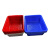 谋福（CNMF） 加厚塑料方筛长方形沥水收纳篮 拣货配货筐15#方筛248* 170*70（5个装）红色