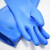 孟诺 A-22L F特纶 手套防强酸碱手套 防氰氟酸等 HANAKI   蓝色 均码 现货