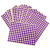 海斯迪克 彩色不干胶圆点标签贴纸 圆形标记分类贴 10mm(2475贴)紫色 HKCX-401