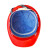 一次性安全帽内衬蓝色固定式无纺布吸汗透气头盔内胆卫生帽头套白 纸质蓝 50只