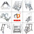 定制铝合金梯子铝合金非标制作工业移动梯凳踏台工程检修登高平台 非标定制三