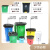 Ubag优袋 黑色一次性物业保洁塑料平口普通款款大号垃圾袋 宽120*高140厘米 适合240L垃圾桶 2.5丝