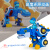 迪士尼龙宝小英雄玩具霸王龙丁丁变形恐龙机器人汽车三角龙翼龙儿童礼物 大号变形版腕龙波波-变形消