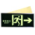 谋福  荧光安全出口标识牌 自发光标牌指示牌墙贴 （加厚面板款 右出口）9484