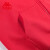 卡帕（Kappa）针织开身帽衫新款女运动连帽卫衣针织休闲夹克外套K0D62MK60 深珊瑚红-5523 M