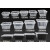 饮龙长方形750ML一次性餐盒塑料外卖打包加厚透明饭盒快餐便当碗 1500ml黑色(150套带盖) 标准