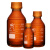 蜀牛黄盖试剂瓶透明棕色带刻度高温灭菌瓶采样取样玻璃大样品瓶250/500/1000/2000/ml 20000ml棕色
