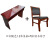 墨申会议室双人桌油漆培训桌椅组合定制 1.8米(三人位三聚氰胺板)
