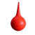 洗耳球吸耳球 尖头橡胶吸球 化学实验器材 教学仪器 中号(60mm)