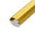 不锈钢线槽 明线地槽线防踩神器金属线槽error 拉丝黄钛金 长1m宽1.7cm