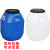 加厚带盖化工桶密封塑料酵素桶25公斤涂料废液桶 30L-50L 50升普通款口径21.6直径38.4高57