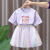 三丽鸥（SANRIO）美乐蒂女童裙子T恤套夏款2024新款韩版儿童女孩子夏季公主裙时尚6 粉红色 90cm