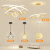 维诺亚2024新款餐厅吊灯餐桌吧台客厅主卧室吸顶灯具设计师现代简约艺术 2个圈单球-直径45厘米白光-58瓦