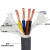 高柔耐折拖链电缆线TRVV2 3 4芯耐油耐拉信号电缆线机械手臂线 TRVV3芯2.5平方 (1米价格)