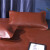南极人牛皮席夏凉席 纯色可折叠夏季空调席真皮软席子 棕色 1.2m(4英尺)床