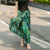 庄蔻莉三亚旅游沙滩裙女海边度假半身裙泰国夏季设计感感一片式系带雪纺 图片色 s 建议身高152至159cm