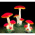 博雷奇发光蘑菇灯园林景观灯户外防水低压草坪灯亮化工程装饰小品灯 一体蘑菇灯 大号