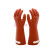 海天岛12KV绝缘手套（手型）接线维修电工用橡胶手套双安均码红棕色1副