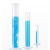 boliyiqi智选塑料带刻度量筒 塑料量筒(蓝线)100ml2个/包