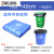 精选好货物业平口垃圾分类垃圾袋一次性可降解加大社区大号四色厨 蓝色可回收物120*140(30只)