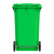 科力邦（Kelibang) 户外垃圾桶 大号加厚240L商用塑料环卫垃圾桶带盖轮工业小区物业翻盖果皮箱 KBD1001 绿色