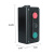 德力西按钮盒 LA4-3H 三联按钮 红绿按钮盒 自复位启动停止开关