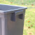 分类垃圾桶摇盖式大号室外咖啡色干湿垃圾桶塑料桶方形 100L正方形上海分类深灰(干垃圾