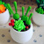 萨默斯超轻黏土盆栽植物花朵彩泥儿童手工材料盆栽黏土橡皮泥幼儿园子活 小兔（材料包）+塑料花盆+泡沫 +
