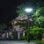 太阳能庭院灯户外灯3米3.5米4米小区路灯led景观灯花园草坪高杆灯 灯头3全套