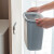 百露厨房垃圾桶壁挂式家用创意悬挂垃圾分类收纳筒橱柜门挂式纸篓 矮款(灰色)