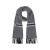 巴利 BALLY 奢侈品 男士羊毛保暖流苏围巾 M7CN489F 8S481 129 灰色B-Chain图案