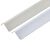 护角条 墙护角PVC护墙角保护条粘贴免打孔客厅墙护角防撞条阳角线 36mm白色粗纹 1.2m