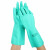 安思尔（Ansell）37-176耐酸碱溶剂工业手套防化耐油污劳保丁腈橡胶防护手套 37-176防化手套(1包/12双) S
